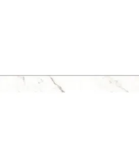 Плинтус Black & White Белый Лаппатированный 76x600x10 | керамогранит KERRANOVA