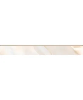 Плинтус Onice Молочный Лаппатированный 76x600x10 | керамогранит KERRANOVA