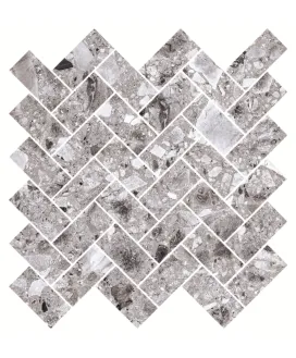 Мозаика Terrazzo Светло-серый Лаппатированный 282x303x10 | керамогранит KERRANOVA