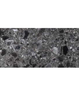 Керамогранит Terrazzo Темно-серый Лаппатированный 300x600x10 | керамогранит KERRANOVA