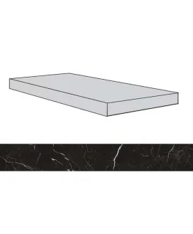Imperial Black Scalino Angolare Sx 33x120