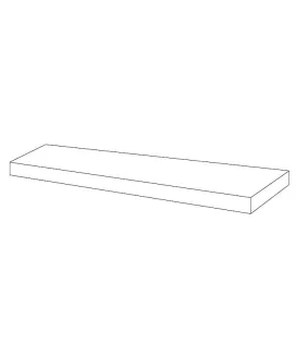 White Scalino Angolare Dx Lap 33x160