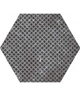 Hexagon Melange Black