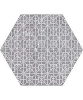 Hexagon Melange Grey