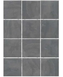 Серый темный полотно из 12 частей 9.8х9.8