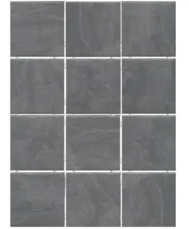 Напольная плитка Дегре 1300 серый темный (полотно из 12 частей 9.9х9.9)