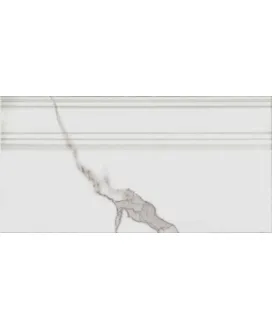 Плинтус Белый Глянцевый Обрезной 20x40x1.6