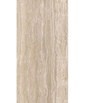 Travertino Brown Grit Granula 60x120 (лаппатирование + карвинг с объемными металлизированными прожилками)