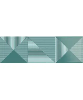 Настенная плитка CRAYON GREEN DECOR (26876) 10x30