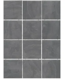 Керамогранит Дегре 1300H серый темный (полотно из 12 частей 9.8х9.8)