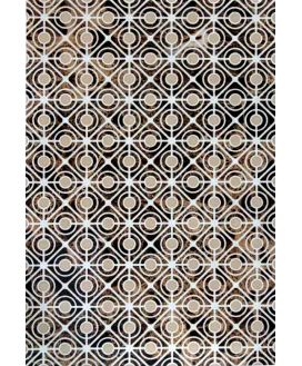 Вставка Капри темно-коричневый 270х400х7.5 | Керамическая плитка Евро-Керамика