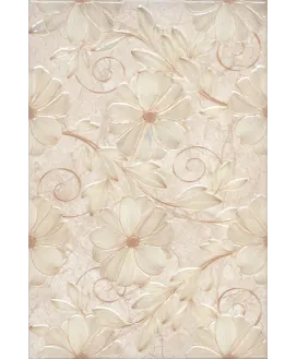 Декор Тревизо бежево-коричневый 200х300х7 | Керамическая плитка Евро-Керамика