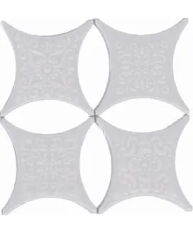 Керамическая вставка Estrella Set Core Blanco (4pzs) 67х67мм | Керамическая плитка Hispania 