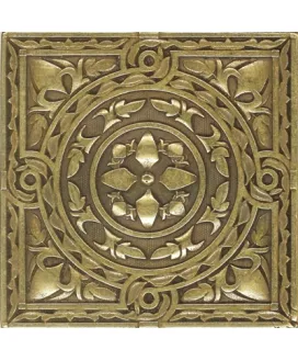 Декор Beni-sano Satined brass (бронза сатинированная) 60х60мм | Латунные вставки Moneli