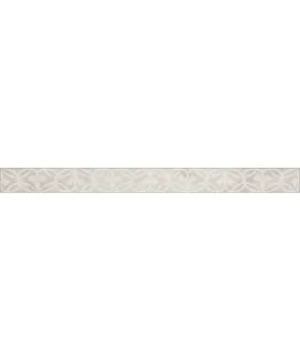 Бордюр керамический Camelia Pearl White Border 7,5x90х1,18 | Керамическая плитка Serra