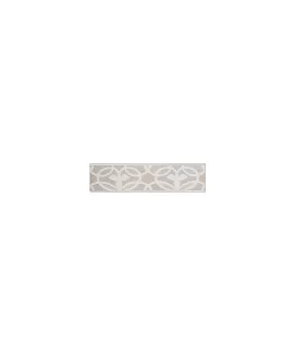 Бордюр керамический Camelia Pearl White Border 7,5x30х1,18 | Керамическая плитка Serra