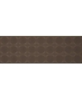 Керамическая плитка Flavia Off Brown Circle D?cor 30х90х1,18 | Керамическая плитка Serra