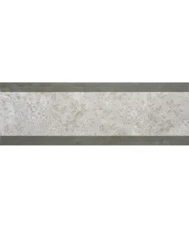 Керамическая плитка Incanto Grey Floral Decor Wall 30х90х1,18 | Керамическая плитка Serra