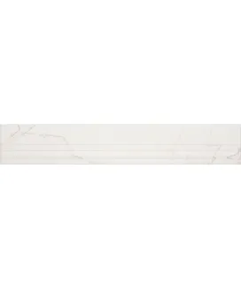 Плинтус керамический Infinity White Skirting Finishing 20x120х1,18 | Керамическая плитка Serra
