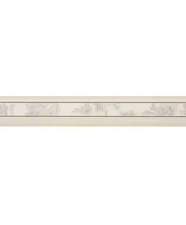 Бордюр Romantica 512 Ice White Decor Border 15x90х1,18 | Керамическая плитка Serra